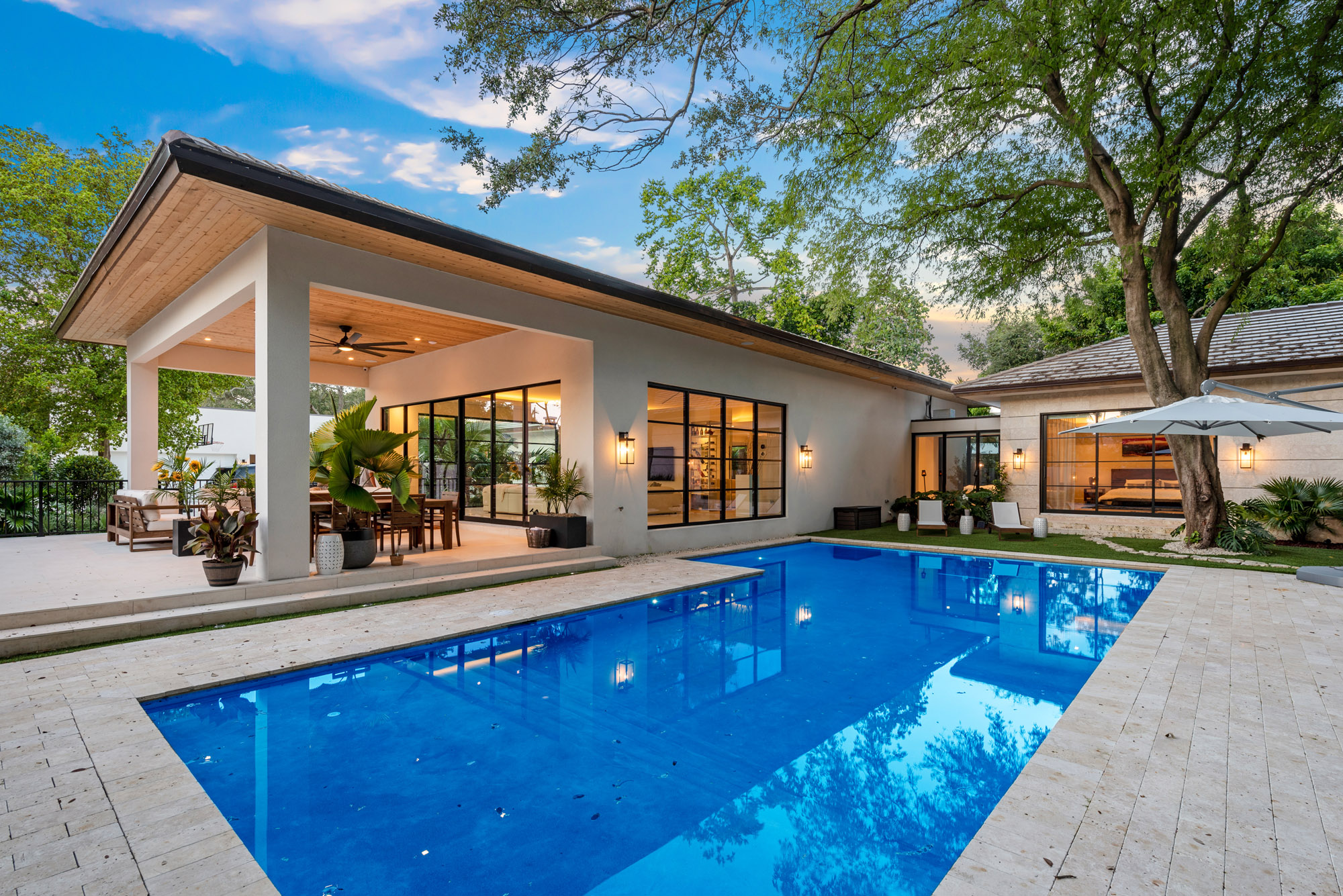 Villa Limon luxury rental in Miami Shores